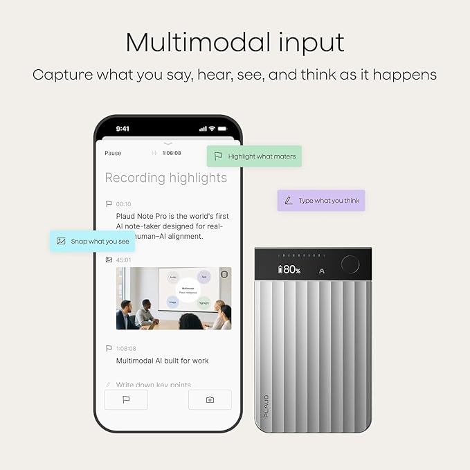 PLAUD multimodal note capture